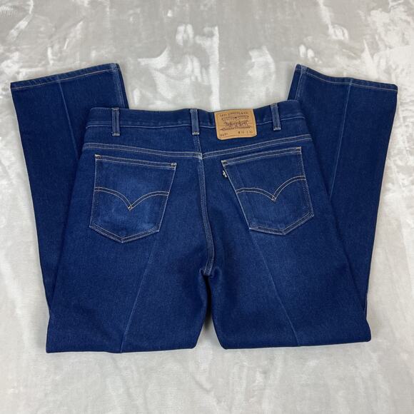 VTG Levis 517 Jeans Mens 36x30 Blue Dark Denim Bootcut Western Cowboy Workwear - Picture 1 of 13
